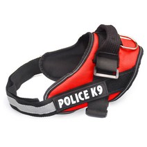 제제펫 반려견 폴리스 K9 하네스 XXL, Y106PDRH004, 1세트
