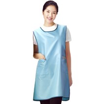 LINE 파스텔 유니폼 앞치마, LN669 블루, 1개