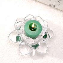 행복한세상 연꽃크리스탈캔들홀더