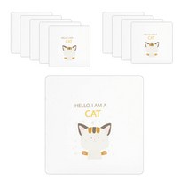 AnTs 동물 코스터 10p, 작은 고양이