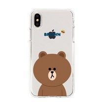 라인프렌즈 투명 젤리 휴대폰케이스 버튼부분 랜덤 발송