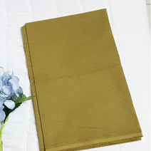 루디아앤폴 상아 284 워싱 린넨 무지 원단, 겨자색