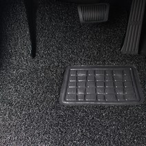 라임 코일 쿠션 차량용 카매트 확장형 올블랙 3p 세트, 현대, 그랜저XG 2001년 1월~2005년 3월