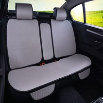 이마켓 CarStory 논슬립 에어매쉬 통풍시트 뒷자석용 MS-1001, 그레이, 1개