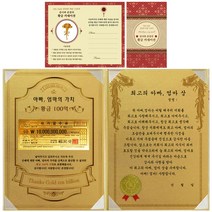 럭키심볼 어버이날 아빠 엄마의 가치 100억 감사장, 최고의 아빠 엄마 상