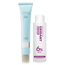 넘버쓰리 리크로마 패션 그레이 염색제 + 산화제 100ml, 7/04, 1세트
