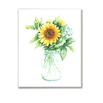 아이러브페인팅 워터아트 DIY 명화그리기 40 x 50 cm, 해바라기글라스