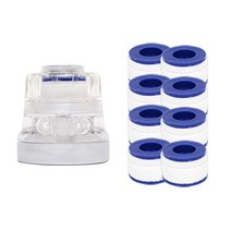 샤워플러스 SF1000 싱크대 코브라형 정수필터헤드 일반형 연수기 클리어 + 녹물제거필터 8p, 1세트