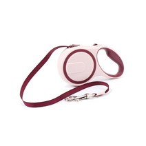 펫나인 반려동물 더블컬러 자동줄, 레드와인