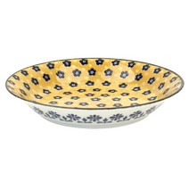 디어리빙 북유럽플라워 파스타볼, 옐로우, 1개