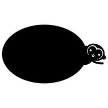 아크릴 메모 보드 MO 61 부착형 중, 블랙, 1개
