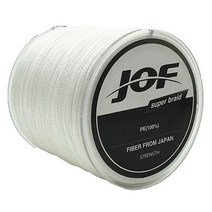비케이 4합사 PE JOF 낚싯줄 500m, 화이트(투명), 1개