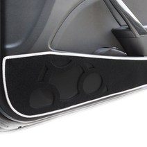 본투로드 노블레스 도어커버 1열 + 2열 블랙 원단 화이트 라인 + DUB 종이 방향제, 쏘렌토 2002년~2006년