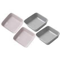 하우밍 리즈 사각찬기 소, 페일핑크, 그레이, 4개입