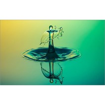 유브이디에스 아트보드 주방시트지 물방울 사람, 1개