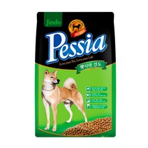 펫시아 전연령용 곡물 진도 강아지 사료, 8kg, 1개