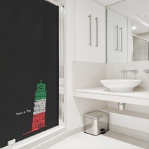디자인수풀 북유럽 스타일 샤워 윈도우 시트지, SW543