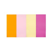 퍼니존 퍼니테라피 오렌지비비드시리즈5 중 폴더매트, 오렌지 베이비핑크 아이보리 핫핑크