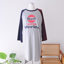이얀 마린 배색 수유원피스