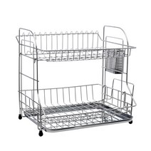 CP 알리 올스텐 식기건조대 2단, 실버, 1개