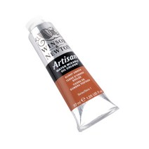 윈저앤뉴튼 아티잔 수성유화물감 S1 076 BurntUmber, 37ml, 1색