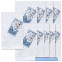 송월타월 마쉬멜로 핸드타월 화이트 10p + 컬러세면타월38 하늘, 혼합 색상, 1세트