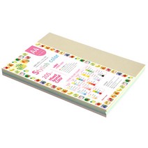종이문화 스타일리쉬 시즌칼라 색지 혼합 105 SN-Popular Tone Shallow 205g, A4, 50매
