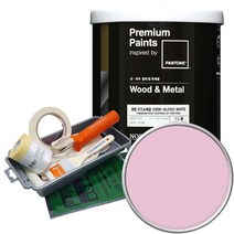 팬톤 우드앤메탈 페인트 반광 1L 세트, 13-2805 Pink Mist