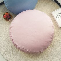 나비손길 원형 입체 쿠션 마이크로솜포함, 연핑크