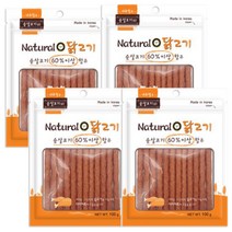네츄럴오 강아지 간식 100g, 닭고기맛, 4개입