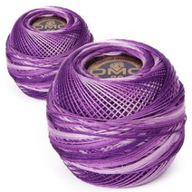 DMC 19번사 80 태팅자수 레이스실 2p, 52번, 90m