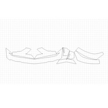 헥시스 쉐보레 카마로 SS 2018 PVC재질 BUMPER 60.96cm 범퍼 PPF보호필름, 1개