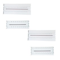 데코즈인 슬라이드 서랍장 칸막이 화이트 소 2p + 대 2p, 1세트