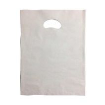 팩스타 펀칭 비닐 포장봉투 가로 30cm x 세로 40cm, 백색, 50개입