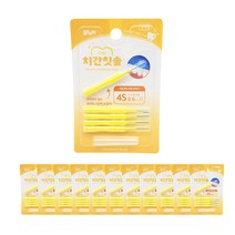 꿀템스토어 I타입 치간칫솔 4S 0.6mm, 5개입, 12개