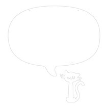 쿠 홈 인테리어 메모판 MO85 걸이형 화이트, 아크릴