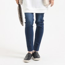 엄짱 임부복 데이얼 기모 스키니데님팬츠