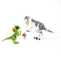 특대형 다이노소어월드 티라노사우루스렉스 피규어 세트, 화이트