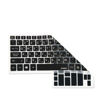 파인피아 LG 울트라PC 15U780-GR3HK용 문자인쇄 노트북 키스킨, 블랙, 1개