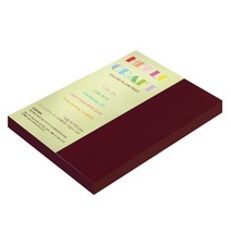 뉴씨플레인 종이문화 양면색상지 No.25 적갈색, 140매입