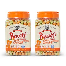 비스코티 애견비스켓., 밀크 + 치즈볼 혼합맛, 2개