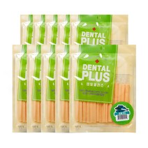 덴탈플러스 강아지 덴탈껌 100g, 오메가3, 10개