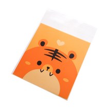 봄91 조이풀애니멀 쿠키봉투 호랑이 대, 1개입, 400개
