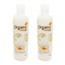 오가닉 애견샴푸 오트밀향, 500ml, 2개