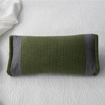 베딩라인 광목 대형사각 메밀베개, 그린