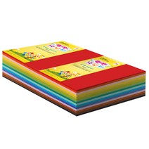 종이문화 색상지 스페셜칼라 120g 15색 혼합 색상 A6, 800매