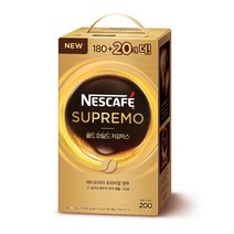 네스카페 수프리모 골드 마일드, 11.9g, 200개, 1개입