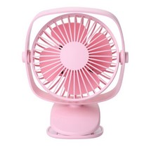 마카롱 클립형 휴대용 선풍기 탁상 유모차용, LLD-09, 핑크