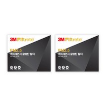 쓰리엠 PM2.5 초미세먼지 활성탄 필터, F6281, 2개입