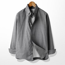 르젠옴므 남성용 빅사이즈 옥스포트 슬림핏 셔츠 LNSH1433ME